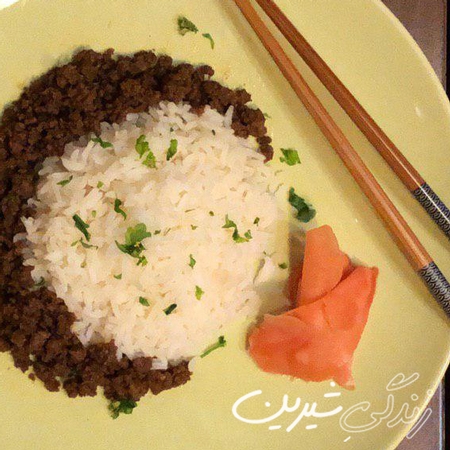 گوشت و برنج کره‌ای